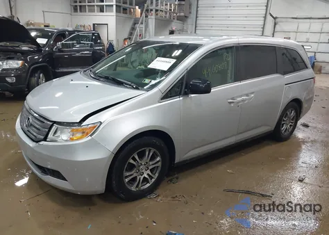 2012 Honda Odyssey Ex from USA, damaged, VIN 5FNRL5H40CB092204